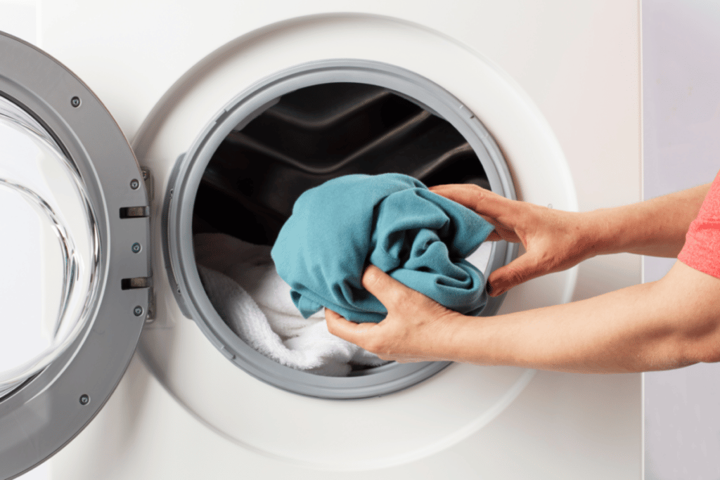 washing running shorts in the clothes washer